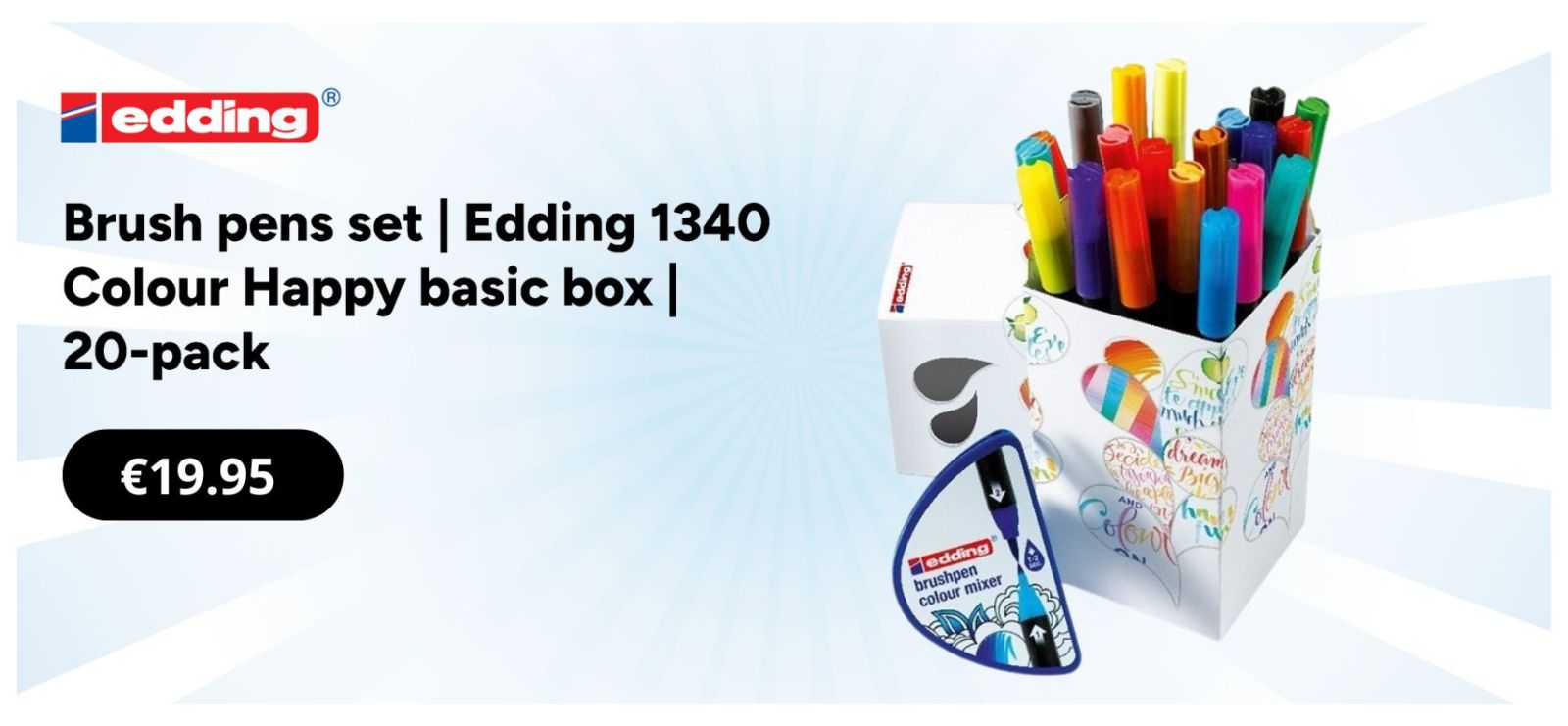 Edding brush pen set