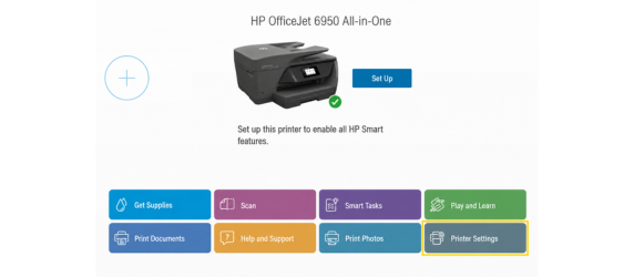 Printer dashboard
