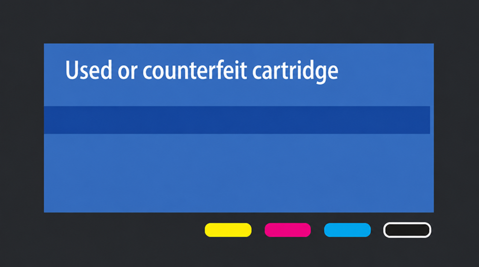 Used Toner Label Message: